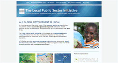 Desktop Screenshot of localpublicsector.org