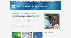 Desktop Screenshot of localpublicsector.net